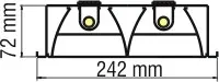 Cópia de Luminaria Embutir C/ Louver 2X32/40W - Foto 4