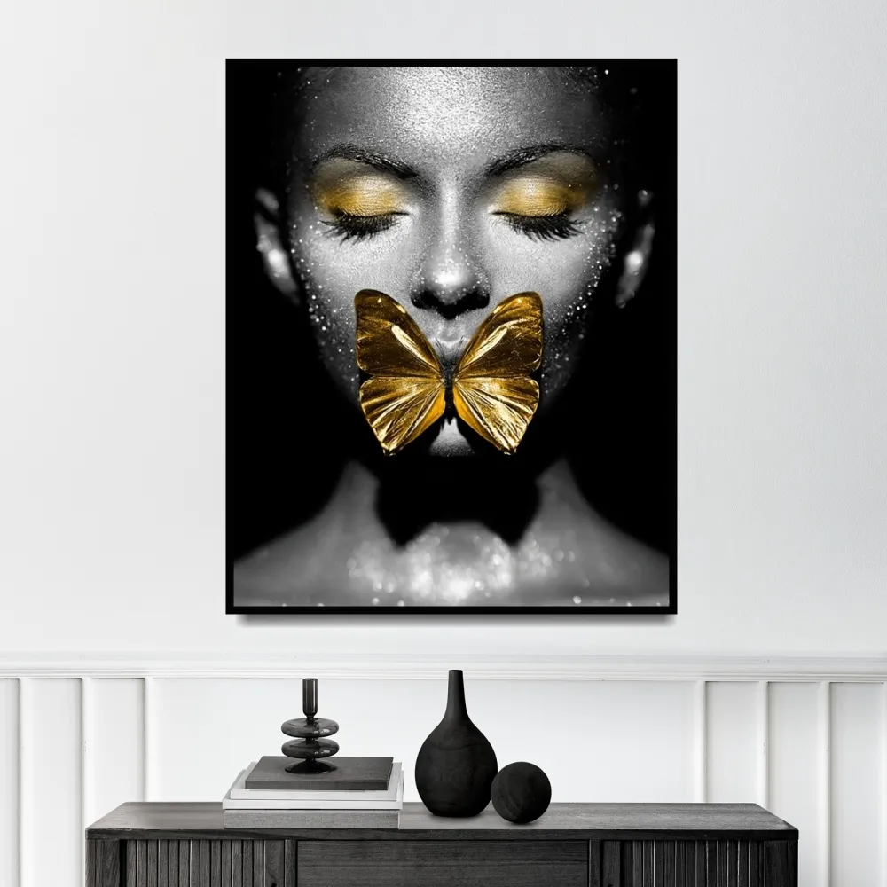 Quadro Mulher Borboleta 2