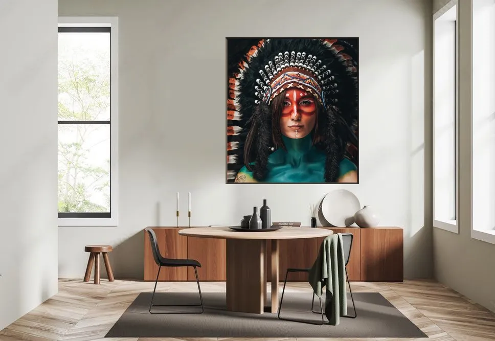 Quadro Rosto India