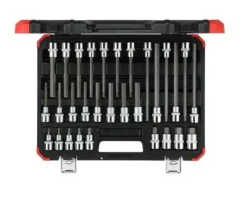 Jogo de Soquete Allen Hexagonais 1/2 30pçs R68003030 Gedore Red