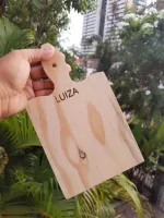  Tábua de Madeira (média) Para Frios Personalizada – 24cm x 14cm - Foto 3