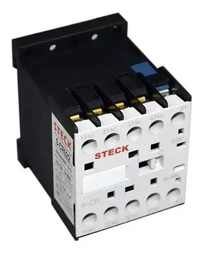  Steck CONTATOR Auxiliar 2na+2nf 220vca 50/60hz Imagem