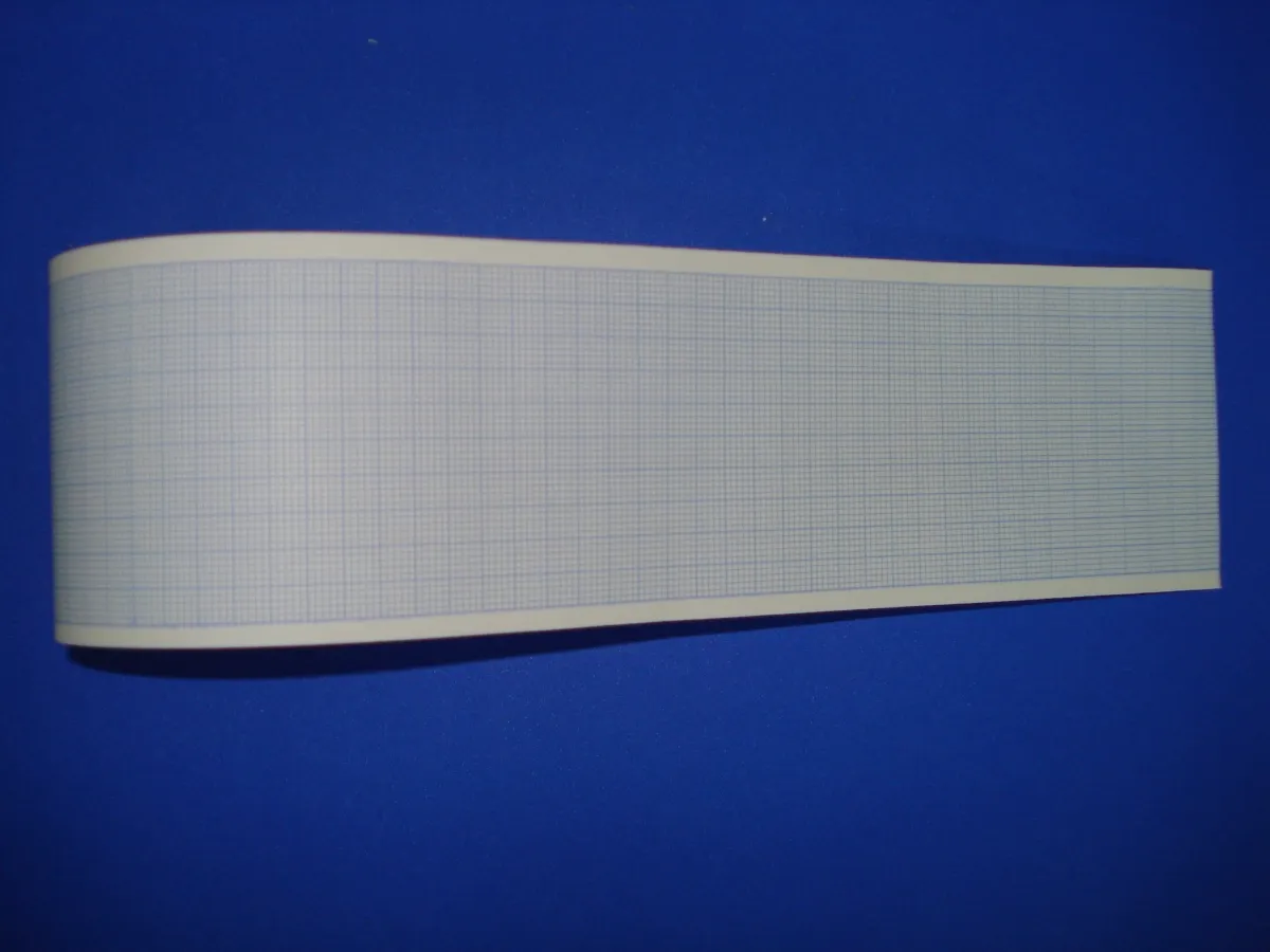 PAPEL TERMOSENSÍVEL P/ ECG TITB 60mm x 30m - PACOTE COM 10 ROLOS Imagem