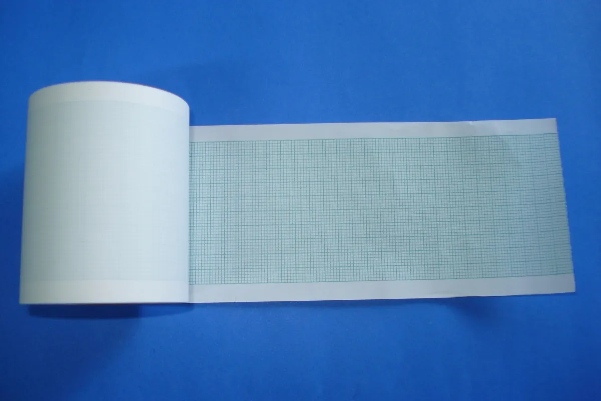 PAPEL TERMOSENSÍVEL P/ ECG TITB 63mm x 20m - PACOTE COM 10 ROLOS Imagem