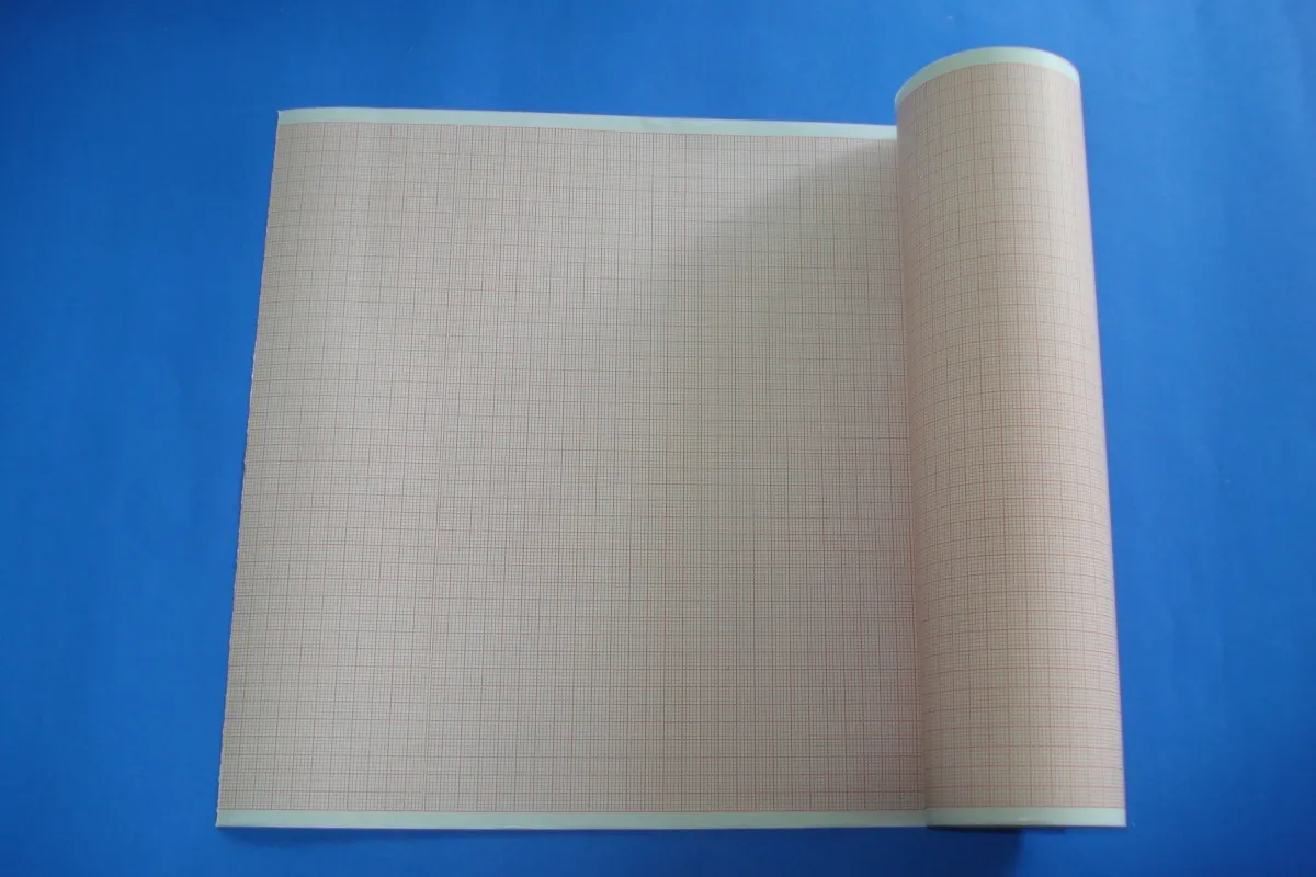 PAPEL TERMOSENSÍVEL P/ ECG TITB 210mm x 20m - PACOTE COM 10 ROLOS Imagem
