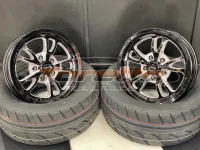 Rodas PATRIOT GLOSS BLACK Aro 15 Tala 4  5X114  - VISION WHEEL(PAR) (FRETE A COBRAR NO DESTINO) - Foto 4