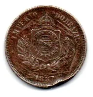 1887 - 50 Réis - Moeda Brasil Império