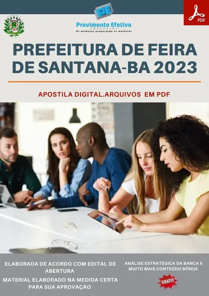 Apostila Prefeitura Feira de Santana BA Agente de Serviços Gerais 2023 