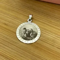 Pingente de Prata Personalizado - Fotogravação - PIG180
