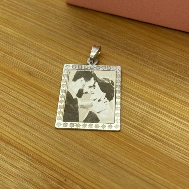 Pingente de Prata Personalizado - Fotogravação - PIG188