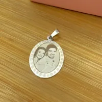 Pingente de Prata Personalizado - Fotogravação - PIG190