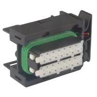 CONECTOR ECU 28 PINOS FEMEA ETE477 - FIAT - Foto 2