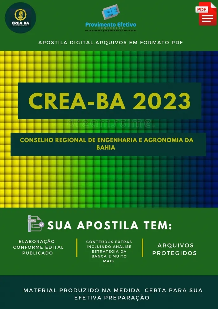 Apostila CREA BA Assistente Administrativo 2023 
