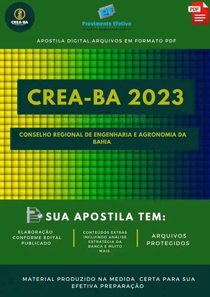 Apostila CREA BA Analista Técnico Engenharia da Computação 2023  Imagem