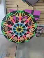 Carretilha de Madeira Para Pipa16 Polegadas  Grafitada  - Foto 3