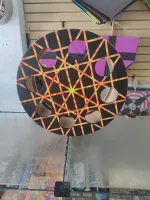 Carretilha de Madeira Para Pipa16 Polegadas  Grafitada  - Foto 4