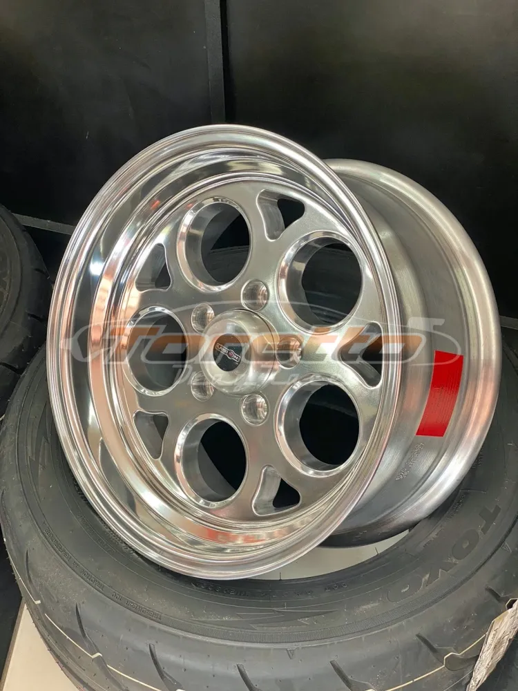 Rodas SPORT MAG POLIDA Aro 15 Tala 7 5X114  - VISION WHEEL(PAR) (FRETE A COBRAR NO DESTINO)