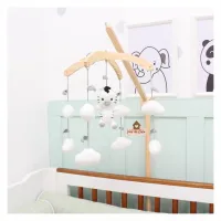 Móbile Zebra  + Nuvens - Com folhinhas - Foto 2