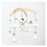 Móbile Zebra  + Nuvens - Com folhinhas - Foto 3