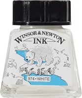 Tinta branca Winsor & Newton white Ink 14ml