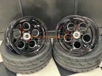 Rodas SPORT MAG BLACK Aro 15 Tala 10 5X114  - VISION WHEEL(PAR) (FRETE A COBRAR NO DESTINO) - Foto 4