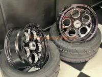 Rodas SPORT MAG BLACK Aro 15 Tala 7 5X114  - VISION WHEEL(PAR) (FRETE A COBRAR NO DESTINO) - Foto 5