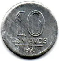 1960 - 10 Centavos - Moeda Brasil
