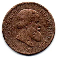 1870 - 20 Réis - Moeda Brasil Império - UTG
