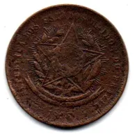 1908 - 20 Réis - Moeda Brasil