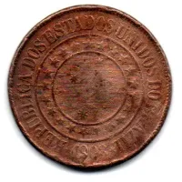 1908 - 40 Réis - Moeda Brasil