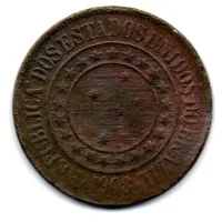1908 - 40 Réis - Moeda Brasil