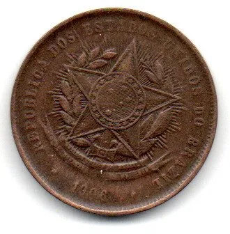 1906 - 20 Réis - Moeda Brasil