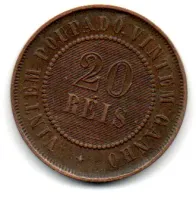 1906 - 20 Réis - Moeda Brasil - Foto 2