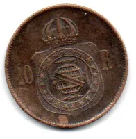 1869 - 20 Réis - C/ Ponto (Rs.) - Moeda Brasil Império - Foto 2