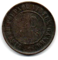 1908 - 20 Réis - Moeda Brasil - Foto 2