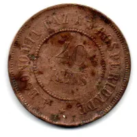 1893 - 40 Réis - Moeda Brasil - Foto 2
