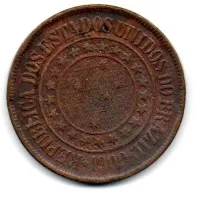 1900 - 40 Réis - Moeda Brasil