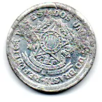 1959 - 20 Centavos - Moeda Brasil - C/ Danos - Foto 2
