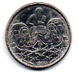 1989 - 50 Centavos - Moeda Brasil - C/ Danos