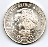 México - 1986 - 25 Pesos - Comemorativa - Olimpíadas - Prata .720 - Aprox. 22,5g - 38mm - Foto 2