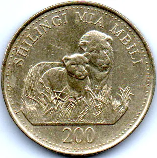 Tanzânia - 2014 - 200 Shilingi