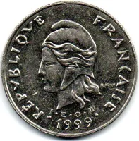 Polinésia Francesa - 1999 - 50 Francs