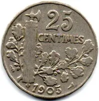 França - 1905 - 25 Centimes