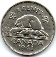 Canadá - 1941 - 5 Cents