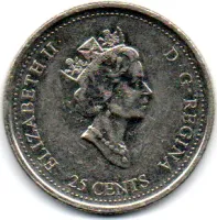 Canadá - 1999 - 25 Cents - Comemorativa - (New Millenium: December - This Is Canada) - Foto 2