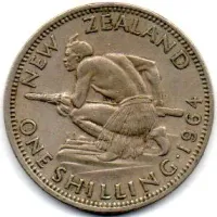 Nova Zelândia - 1964 - 1 Shilling