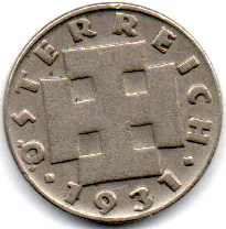 Áustria - 1931 - 5 Groschen