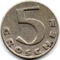 Áustria - 1931 - 5 Groschen - Foto 2