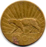 Uruguai - 1936 - 10 Centésimos - Foto 2