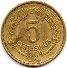 Chile - 1969 - 5 Centesimos